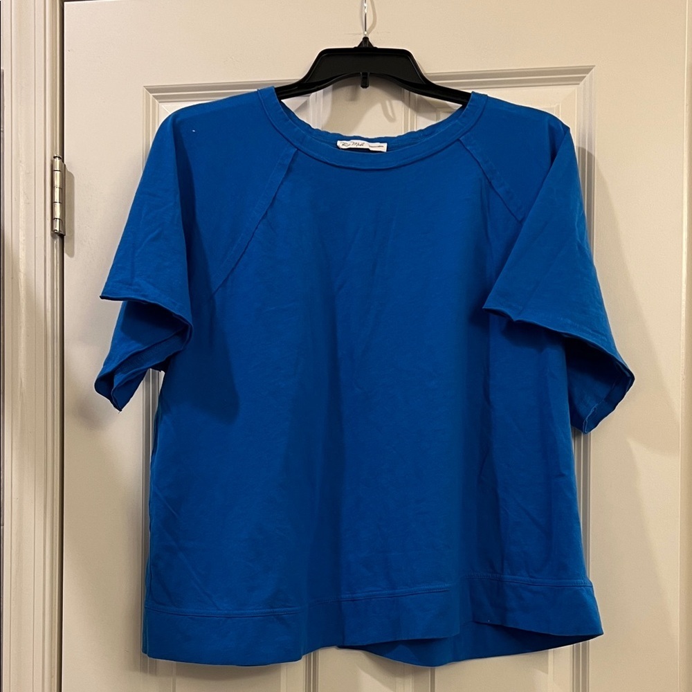 Rae Mode Blue Short Sleeve Top